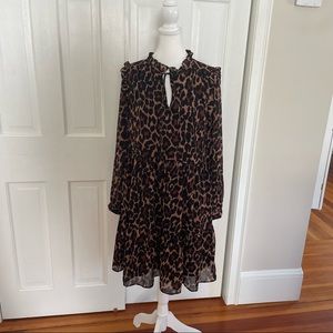 JCrew Leopard Print Dress